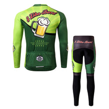 Load image into Gallery viewer, Thriller Rider Sports Bicycle Clothing Mens Cycling Jersey Long Sleeve and Trousers Kit(I Like Beer)
