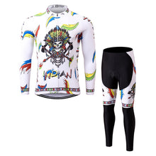 Load image into Gallery viewer, Thriller Rider Sports Bicycle Clothing Mens Cycling Jersey Long Sleeve and Trousers Kit(Indian)
