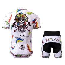 Load image into Gallery viewer, Thriller Rider Sports Bicycle Clothing Mens Cycling Jersey Short Sleeve and Shorts Kit(Indian)
