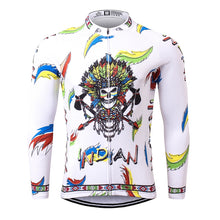 Load image into Gallery viewer, Thriller Rider Sports Bicycle Clothing Mens Cycling Jersey Long Sleeve(Indian)
