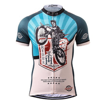 Load image into Gallery viewer, Thriller Rider Sports Bicycle Clothing Mens Cycling Jersey Short Sleeve(Feel in Your Wheels)
