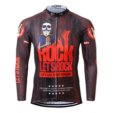 Load image into Gallery viewer, Thriller Rider Sports Bicycle Clothing Mens Cycling Jersey Long Sleeve(Let&#39;s Rock)
