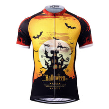 Load image into Gallery viewer, Thriller Rider Sports Bicycle Clothing Mens Cycling Jersey Short Sleeve(Ghost Castle)
