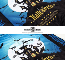 Carica l&#39;immagine nel visualizzatore di Gallery, Thriller Rider Sports Abbigliamento per Biciclette Uomo Ciclismo Giacche e Calzamaglia con Bretelle Termico/Inverno Combinazione(Ghost Castle)
