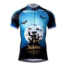 Load image into Gallery viewer, Thriller Rider Sports Bicycle Clothing Mens Cycling Jersey Short Sleeve(Ghost Castle)
