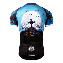 Load image into Gallery viewer, Thriller Rider Sports Bicycle Clothing Mens Cycling Jersey Short Sleeve(Ghost Castle)
