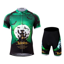 Load image into Gallery viewer, Thriller Rider Sports Bicycle Clothing Mens Cycling Jersey Short Sleeve and Shorts Kit(Ghost Castle)
