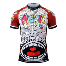 Load image into Gallery viewer, Thriller Rider Sports Bicycle Clothing Mens Cycling Jersey Short Sleeve(Love Music)
