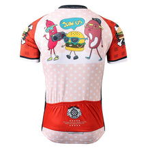 Load image into Gallery viewer, Thriller Rider Sports Bicycle Clothing Mens Cycling Jersey Short Sleeve(The Burgers)
