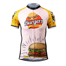 Load image into Gallery viewer, Thriller Rider Sports Bicycle Clothing Mens Cycling Jersey Short Sleeve(The Burgers)
