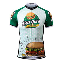 Load image into Gallery viewer, Thriller Rider Sports Bicycle Clothing Mens Cycling Jersey Short Sleeve(The Burgers)
