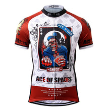 Load image into Gallery viewer, Thriller Rider Sports Bicycle Clothing Mens Cycling Jersey Short Sleeve(Ace of Spades)
