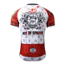 Load image into Gallery viewer, Thriller Rider Sports Bicycle Clothing Mens Cycling Jersey Short Sleeve(Ace of Spades)
