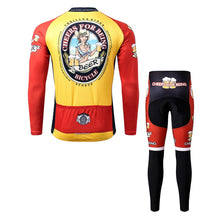 Load image into Gallery viewer, Thriller Rider Sports Bicycle Clothing Mens Cycling Jersey Long Sleeve and Trousers Kit(Cheer for Being)
