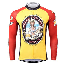 Load image into Gallery viewer, Thriller Rider Sports Bicycle Clothing Mens Cycling Jersey Long Sleeve(Cheer for Being)
