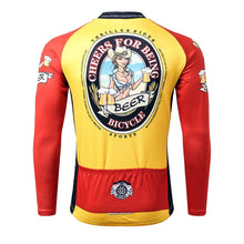 Load image into Gallery viewer, Thriller Rider Sports Bicycle Clothing Mens Cycling Jersey Long Sleeve(Cheer for Being)
