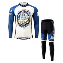 Load image into Gallery viewer, Thriller Rider Sports Bicycle Clothing Mens Cycling Jersey Long Sleeve and Trousers Kit(Cheer for Being)
