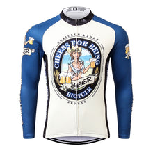 Load image into Gallery viewer, Thriller Rider Sports Bicycle Clothing Mens Cycling Jersey Long Sleeve(Cheer for Being)
