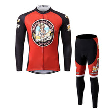 Load image into Gallery viewer, Thriller Rider Sports Bicycle Clothing Mens Cycling Jersey Long Sleeve and Trousers Kit(Cheer for Being)
