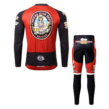 Load image into Gallery viewer, Thriller Rider Sports Bicycle Clothing Mens Cycling Jersey Long Sleeve and Trousers Kit(Cheer for Being)
