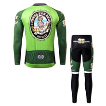 Load image into Gallery viewer, Thriller Rider Sports Bicycle Clothing Mens Cycling Jersey Long Sleeve and Trousers Kit(Cheer for Being)
