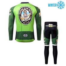 Load image into Gallery viewer, Thriller Rider Sports Bicycle Clothing Mens Cycling Jackets and Tights Winter Kit(Cheer for Being)
