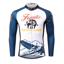 Load image into Gallery viewer, Thriller Rider Sports Bicycle Clothing Mens Cycling Jersey Long Sleeve(Airplane)
