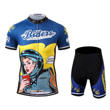 Load image into Gallery viewer, Thriller Rider Sports Bicycle Clothing Mens Cycling Jersey Short Sleeve and Shorts Kit(Riders)
