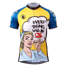 Load image into Gallery viewer, Thriller Rider Sports Bicycle Clothing Mens Cycling Jersey Short Sleeve(Everything Will Be OK)
