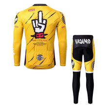 Load image into Gallery viewer, Thriller Rider Sports Bicycle Clothing Mens Cycling Jersey Long Sleeve and Trousers Kit(Bastard)
