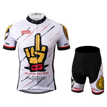 Load image into Gallery viewer, Thriller Rider Sports Bicycle Clothing Mens Cycling Jersey Short Sleeve and Shorts Kit(Bastard)
