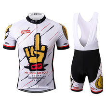 Load image into Gallery viewer, Thriller Rider Sports Bicycle Clothing Mens Cycling Jersey Short Sleeve and Bib Shorts Kit(Bastard)
