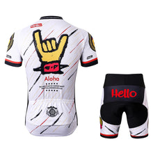 Load image into Gallery viewer, Thriller Rider Sports Bicycle Clothing Mens Cycling Jersey Short Sleeve and Shorts Kit(Aloha)
