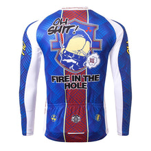 Load image into Gallery viewer, Thriller Rider Sports Bicycle Clothing Mens Cycling Jersey Long Sleeve(Fire in The Hole)
