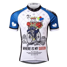 Load image into Gallery viewer, Thriller Rider Sports Bicycle Clothing Mens Cycling Jersey Short Sleeve(Where is My Queen)
