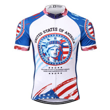 Load image into Gallery viewer, Thriller Rider Sports Bicycle Clothing Mens Cycling Jersey Short Sleeve(United States of America)
