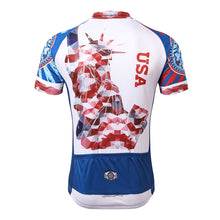 Load image into Gallery viewer, Thriller Rider Sports Bicycle Clothing Mens Cycling Jersey Short Sleeve(United States of America)
