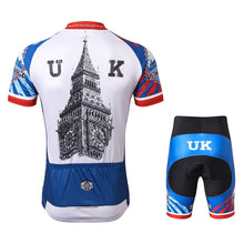 Load image into Gallery viewer, Thriller Rider Sports Bicycle Clothing Mens Cycling Jersey Short Sleeve and Shorts Kit(United Kingdom)
