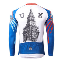 Load image into Gallery viewer, Thriller Rider Sports Bicycle Clothing Mens Cycling Jersey Long Sleeve(United Kingdom)
