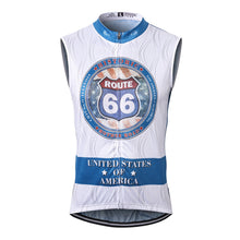 Load image into Gallery viewer, Thriller Rider Sports Bicycle Clothing Mens Cycling Vests Sleeveless(Route 66)
