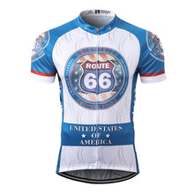 Load image into Gallery viewer, Thriller Rider Sports Bicycle Clothing Mens Cycling Jersey Short Sleeve(Route 66)
