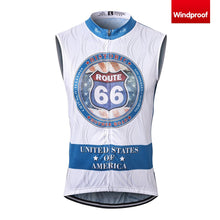 Load image into Gallery viewer, Thriller Rider Sports Bicycle Clothing Mens Cycling Vests Windproof Sleeveless(Route 66)
