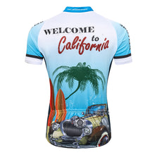 Load image into Gallery viewer, Thriller Rider Sports Bicycle Clothing Mens Cycling Jersey Short Sleeve(Welcome to California)
