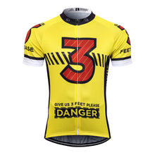 Load image into Gallery viewer, Thriller Rider Sports Bicycle Clothing Mens Cycling Jersey Short Sleeve(Give Us 3 Feet Please)
