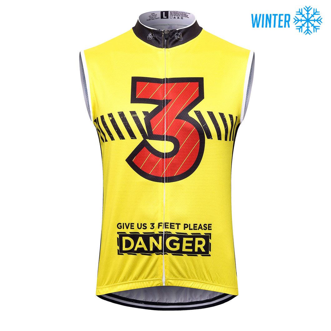 Thriller Rider Sports Bicycle Clothing Mens Cycling Vests Winter Sleeveless(Give Us 3 Feet Please)