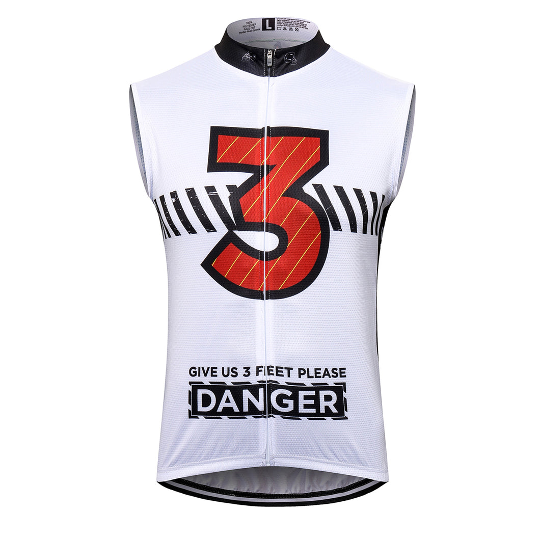 Thriller Rider Sports Bicycle Clothing Mens Cycling Vests Sleeveless(Give Us 3 Feet Please)