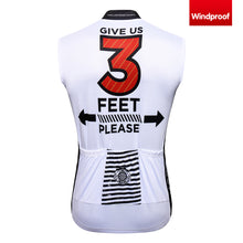 Load image into Gallery viewer, Thriller Rider Sports Bicycle Clothing Mens Cycling Vests Windproof Sleeveless(Give Us 3 Feet Please)
