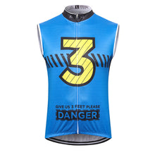 Load image into Gallery viewer, Thriller Rider Sports Bicycle Clothing Mens Cycling Vests Sleeveless(Give Us 3 Feet Please)
