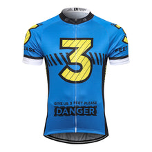 Load image into Gallery viewer, Thriller Rider Sports Bicycle Clothing Mens Cycling Jersey Short Sleeve(Give Us 3 Feet Please)
