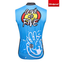 Load image into Gallery viewer, Thriller Rider Sports Bicycle Clothing Mens Cycling Vests Windproof Sleeveless(Give Me Five)
